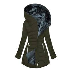 Steppjacke Damen Mantel Herbst Gefüttert Winterjacke Leichte Übergangsjacke Daunenjacke Steppmantel Lang Oversize Winddicht Pufferjacke Gesteppte Jacke Daunenmantel Wintermantel Winterparka Übergang von Yourumao