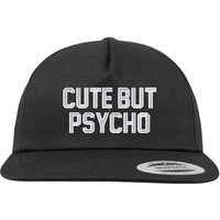 Youth Designz Baseball Cap Cute but Psycho Unisex Snapback Cap mit modischer Logo Stickerei von Youth Designz