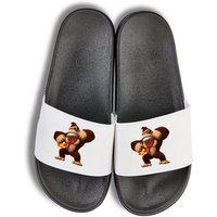 Youth Designz Donkey Kong Unisex Badelatschen Flip Flops Badeschuh mit lustigen Logo für Damen und Herren von Youth Designz