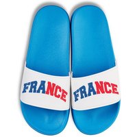 Youth Designz Frankreich Unisex Badelatschen Flip Flops Badeschuh mit lustigen Logo für Damen und Herren von Youth Designz