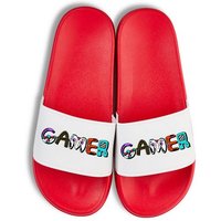 Youth Designz Gamer Unisex Badelatschen Flip Flops Badeschuh mit lustigen Spruch für Damen und Herren von Youth Designz