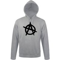 Youth Designz Kapuzenpullover Anarchy A Herren Hoodie Pullover mit modischem Print von Youth Designz