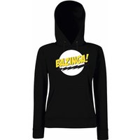 Youth Designz Kapuzenpullover Bazinga Damen Hoodie Pullover Mit lustigem Serien Print von Youth Designz