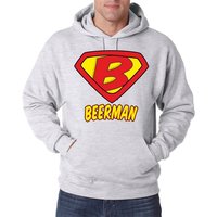 Youth Designz Kapuzenpullover Beerman Herren Hoodie Pullover mit witzigem Heldenmotiv von Youth Designz