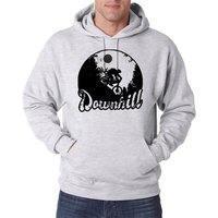 Youth Designz Kapuzenpullover Downhill Herren Hoodie Pullover mit trendigem Frontprint von Youth Designz