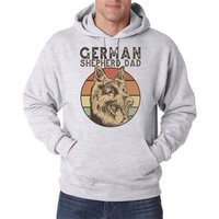 Youth Designz Kapuzenpullover German Shepherd Dad Herren Hoodie Pullover mit Schäferhund Frontprint von Youth Designz