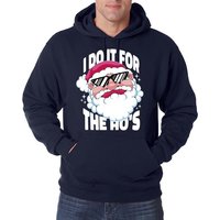 Youth Designz Kapuzenpullover I Do it for the HO's Herren Hoodie Weihnachten Pullover mit lustigem Spruch & Logo Aufdruck von Youth Designz