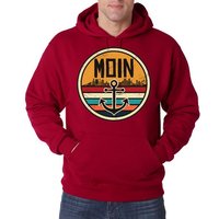 Youth Designz Kapuzenpullover Moin Spruch Herren Hoodie Pullover mit modischem Anker Logo Aufdruck von Youth Designz