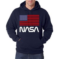 Youth Designz Kapuzenpullover NASA USA Herren Hoodie Pullover mit Raumfahrt Print von Youth Designz
