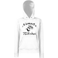 Youth Designz Kapuzenpullover Namaste B*tches Damen Hoodie Pullover mit lustigem Yoga Print von Youth Designz