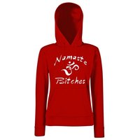 Youth Designz Kapuzenpullover Namaste B*tches Damen Hoodie Pullover mit lustigem Yoga Print von Youth Designz