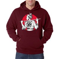 Youth Designz Kapuzenpullover Samurai Girl Herren Hoodie Pullover mit Trendigem Japan Frontdruck von Youth Designz