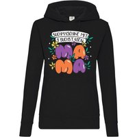 Youth Designz Kapuzenpullover "Suchmaschine mit vier Buchstaben, Mama" Damen Hoodie Pullover mit lustigem Frontprint von Youth Designz