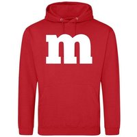 Youth Designz Kapuzenpullover Team M Herren Hoodie Fun Pullover Gruppen Fasching Karneval Kostüm mit lustigem Spruch Print von Youth Designz