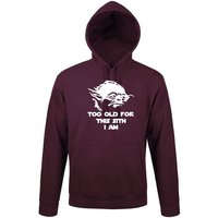 Youth Designz Kapuzenpullover Too Old Sith Herren Hoodie Pullover mit trendigem Frontmotiv von Youth Designz