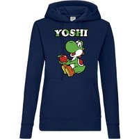 Youth Designz Kapuzenpullover Yoshi Damen Hoodie Pullover mit modischem Print von Youth Designz