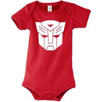 Youth Designz Kurzarmbody Baby Body Strampler Autobot mit niedlichem Frontprint von Youth Designz