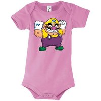 Youth Designz Kurzarmbody Baby Body Strampler Wario mit niedlichem Frontprint von Youth Designz