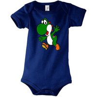 Youth Designz Kurzarmbody Baby Body Strampler Yoshi mit niedlichem Frontprint von Youth Designz