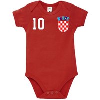 Youth Designz Kurzarmbody Kroatien Kinder Baby Body Strampler mit trendigem Motiv von Youth Designz