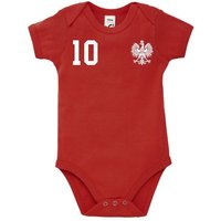 Youth Designz Kurzarmbody Polen Kinder Baby Body Strampler mit trendigem Motiv von Youth Designz