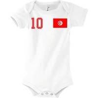 Youth Designz Kurzarmbody Tunesien Kinder Baby Body Strampler mit trendigem Motiv von Youth Designz