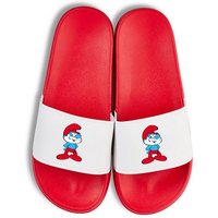 Youth Designz Papa Schlumpf Unisex Badelatschen Flip Flops Badeschuh mit lustigen Logo für Herren & Damen von Youth Designz