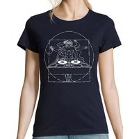 Youth Designz Print-Shirt Da Vinci DJ Damen T-Shirt mit lustigen Logo für Damen von Youth Designz