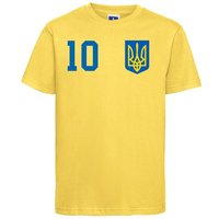 Youth Designz Print-Shirt Ukraine Kinder T-Shirt im Fußball Trikot Look mit trendigem Print von Youth Designz