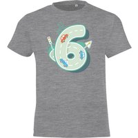 Youth Designz T-Shirt 6 Jahre Alt Geburtstag T-Shirt für Jungen mit trendigem Frontprint von Youth Designz