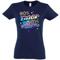 Youth Designz T-Shirt 80'S BABY 90'S Made me Damen Shirt mit Trendigem Retro Look von Youth Designz