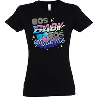 Youth Designz T-Shirt 80'S BABY 90'S Made me Damen Shirt mit Trendigem Retro Look von Youth Designz