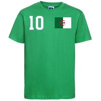 Youth Designz T-Shirt Algerien Kinder T-Shirt im Fußball Trikot Look mit trendigem Motiv von Youth Designz