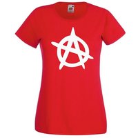 Youth Designz T-Shirt Anarchy Damen T-Shirt mit trendigem Frontprint von Youth Designz