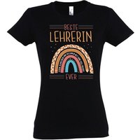 Youth Designz T-Shirt BESTE LEHRERIN EVER Damen Shirt Mit modischem Print von Youth Designz