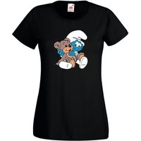 Youth Designz T-Shirt Baby Schlumpf Damen Shirt mit lustigem Frontprint von Youth Designz
