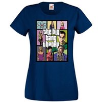 Youth Designz T-Shirt Big Bang Popart Damen Shirt mit trendigem Gaming-Serien Motiv von Youth Designz