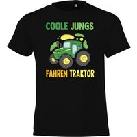 Youth Designz T-Shirt Coole Jungs Fahren Traktor Kinder Shirt mit trendigen Frontprint von Youth Designz