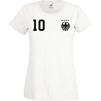 Youth Designz T-Shirt Deutschland Damen T-Shirt mit trendigem Motiv von Youth Designz