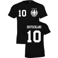 Youth Designz T-Shirt Deutschland Kinder T-Shirt im Fußball Trikot Look mit trendigem Motiv von Youth Designz