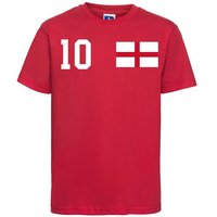 Youth Designz T-Shirt England Kinder T-Shirt im Fußball Trikot Look mit trendigem Motiv von Youth Designz