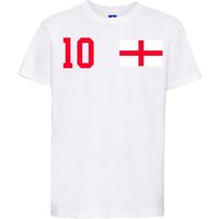 Youth Designz T-Shirt England Kinder T-Shirt im Fußball Trikot Look mit trendigem Motiv von Youth Designz