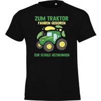 Youth Designz T-Shirt Geborener Traktor Fahrer Kinder Shirt mit lustigem Frontprint von Youth Designz