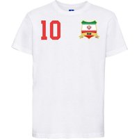 Youth Designz T-Shirt Iran Kinder T-Shirt im Fußball Trikot Look mit trendigem Print von Youth Designz