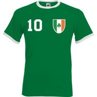 Youth Designz T-Shirt Irland Herren T-Shirt im Fußball Trikot Look mit trendigem Motiv von Youth Designz