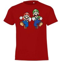 Youth Designz T-Shirt Kinder Baby T-Shirt Mario & Luigi mit modischem Print von Youth Designz