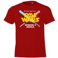 Youth Designz T-Shirt Kindergarten Das Wars Kinder Shirt mit lustigem Einschulungs Motiv von Youth Designz