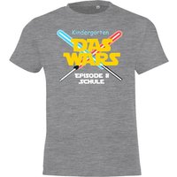 Youth Designz T-Shirt Kindergarten Das Wars Kinder Shirt mit lustigem Einschulungs Motiv von Youth Designz