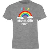 Youth Designz T-Shirt Kita Abgänger Kinder Shirt mit lustigem Regenborgen Aufdruck von Youth Designz