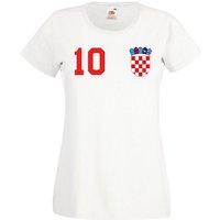 Youth Designz T-Shirt Kroatien Damen T-Shirt mit trendigem Motiv von Youth Designz